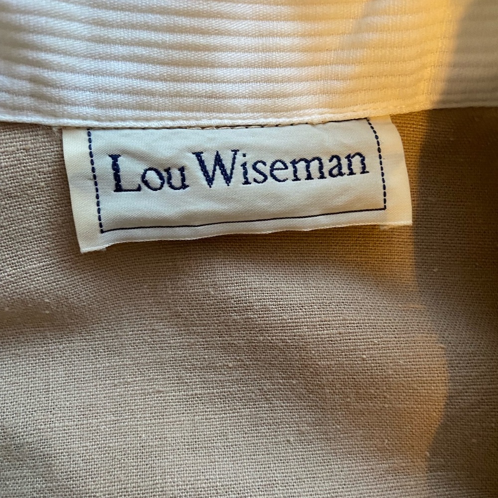 Vintage Lou Wiseman Shirt Size 10 - Picture 7 of 9
